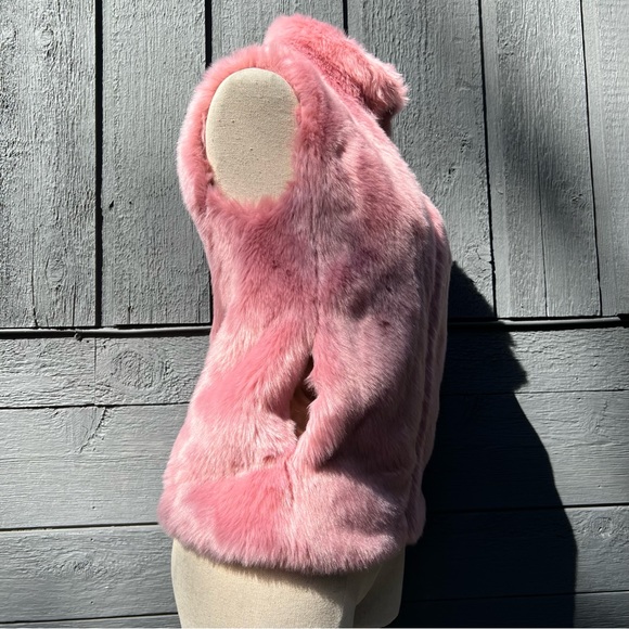 J.Crew Faux Fur Vest, Dusty Rose, NWOT - Picture 11 of 15